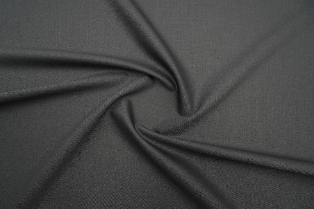 Stone Grey Solid/Plain Merino Wool Jacket