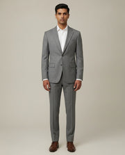 Grey Stripe Merino Wool Suit