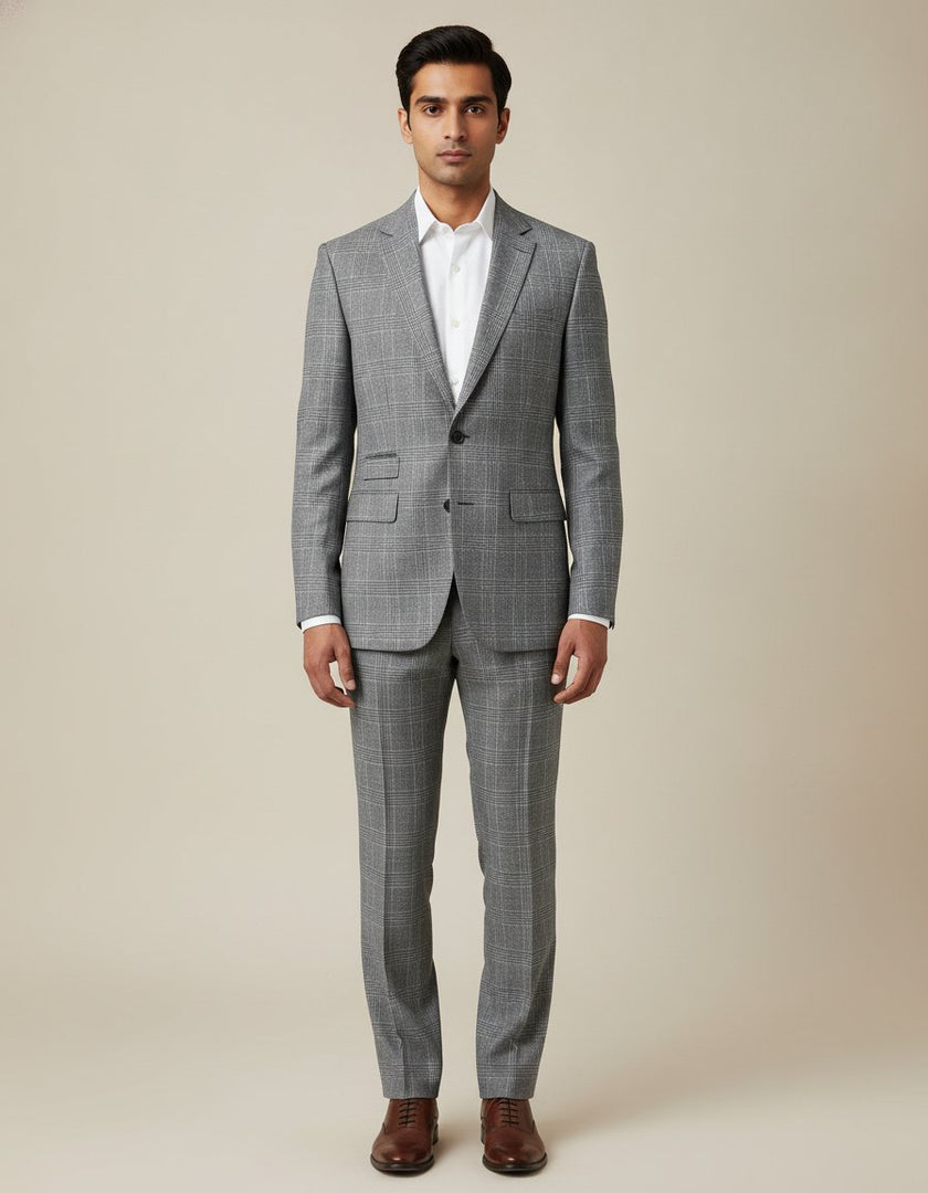 Prince of Wales check suit – front