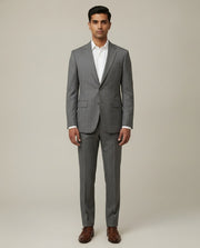 Grey Stripe Merino Wool Suit