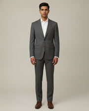 Dark Grey Stripe Merino Wool Suit