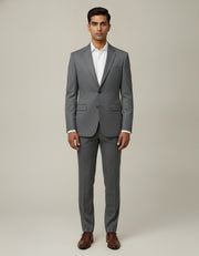 Brown Birdseye Merino Wool Suit