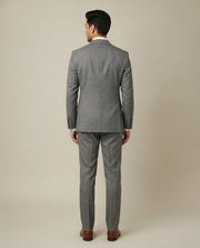 Grey Birdseye Merino Wool Suit