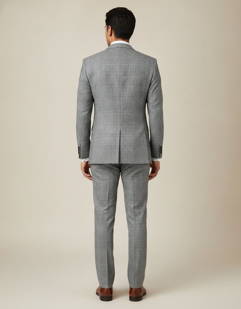 Prince of Wales check suit – back