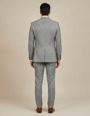 Black houndstooth suit – back