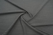 Dark Grey Stripe Merino Wool Suit