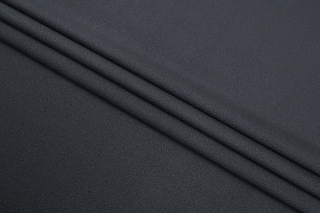 Dark Blue Checks Merino Wool Suit