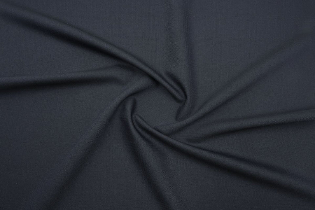 Dark Blue Checks Merino Wool Suit