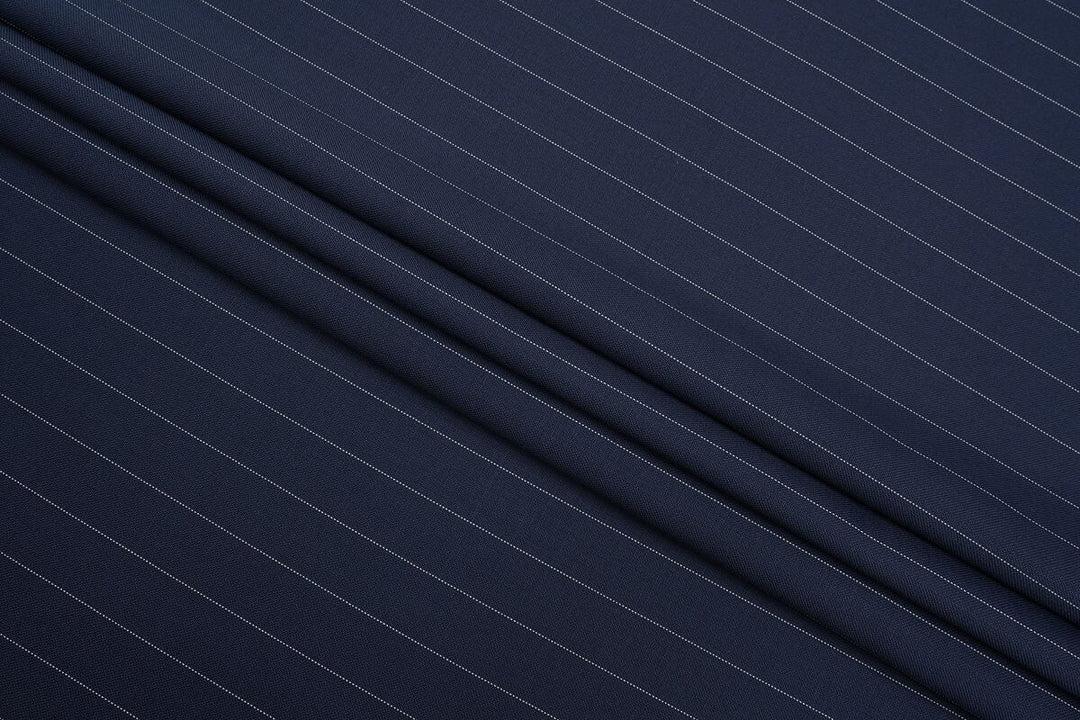 Blue Stripe Merino Wool Suit