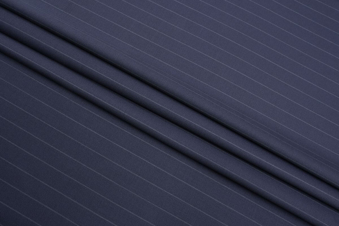 Blue Stripe Merino Wool Jacket