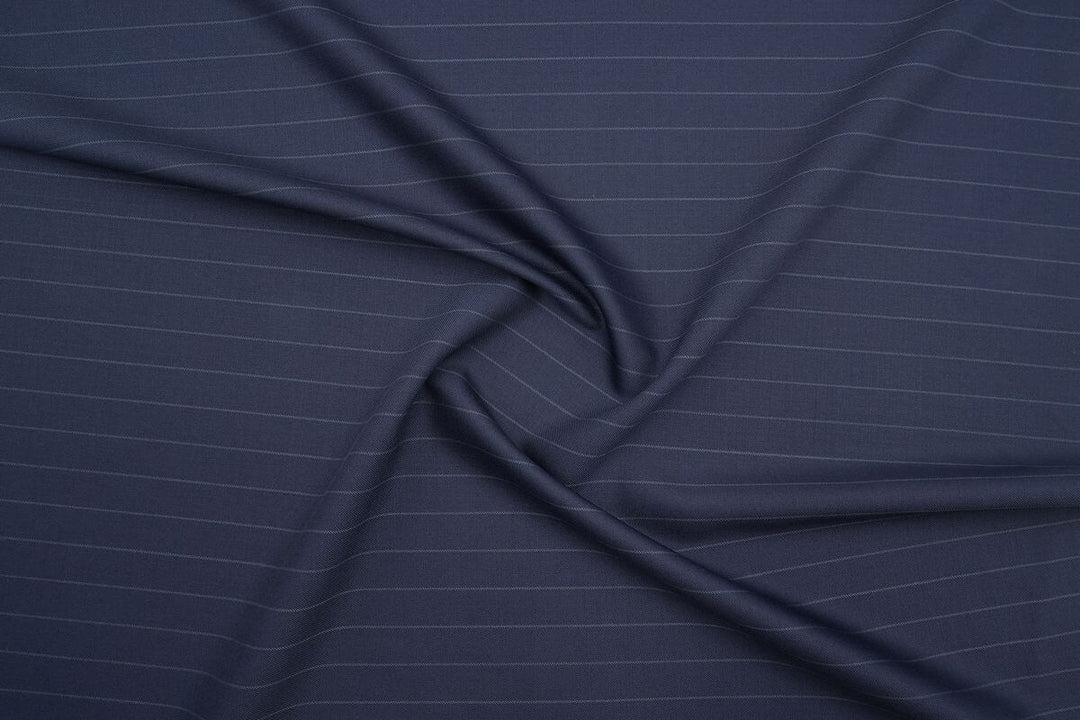 Blue Stripe Merino Wool Jacket