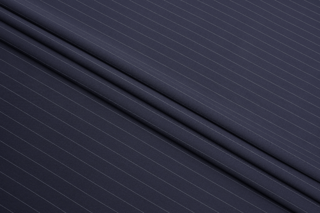 Blue Stripe Merino Wool Pant