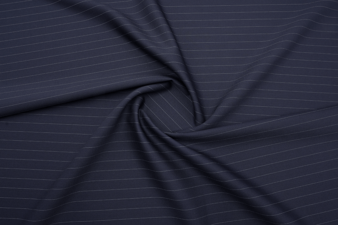 Blue Stripe Merino Wool Pant