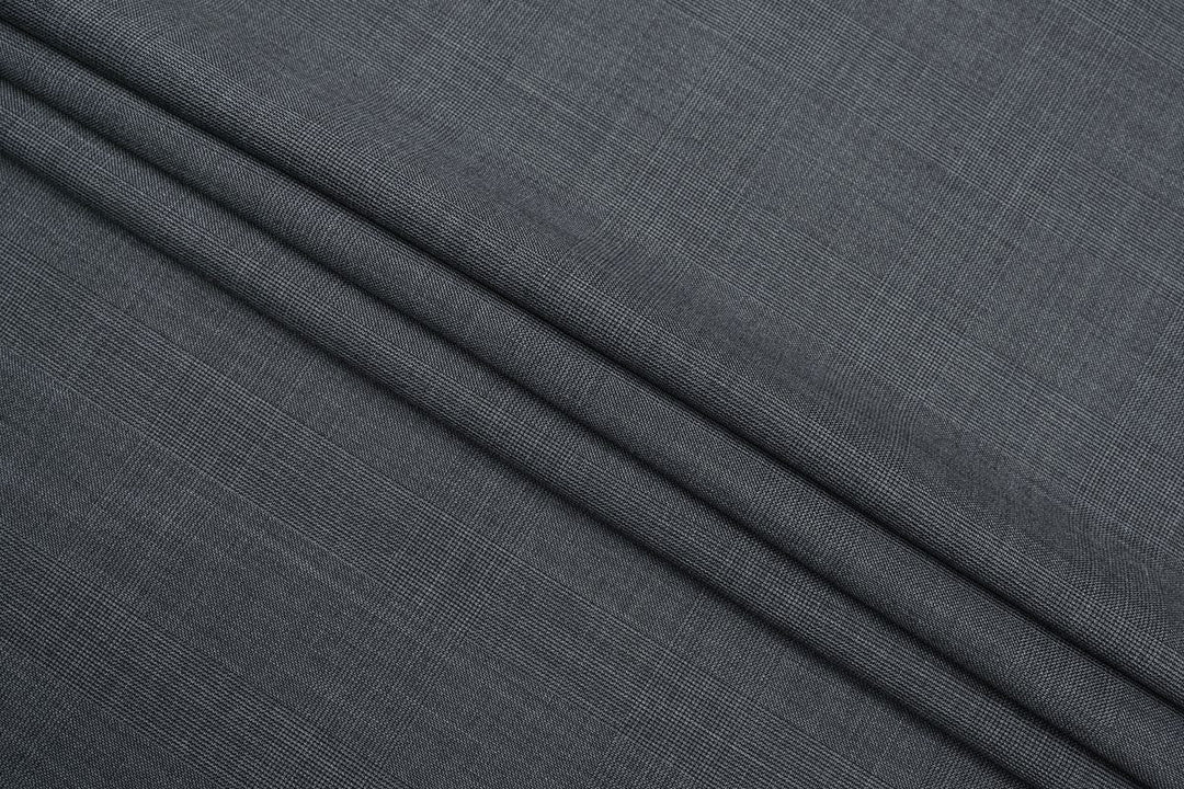 Grey Checks Merino Wool Suit