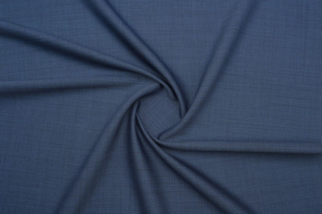 Blue Pick N Pick Merino Wool Suit