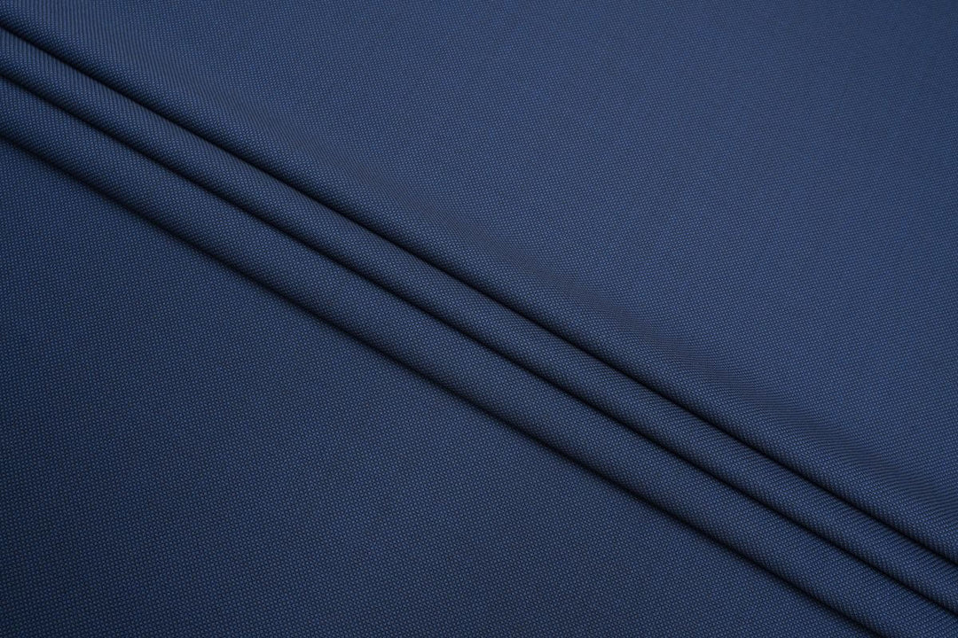 Blue Birdseye Merino Wool Pant