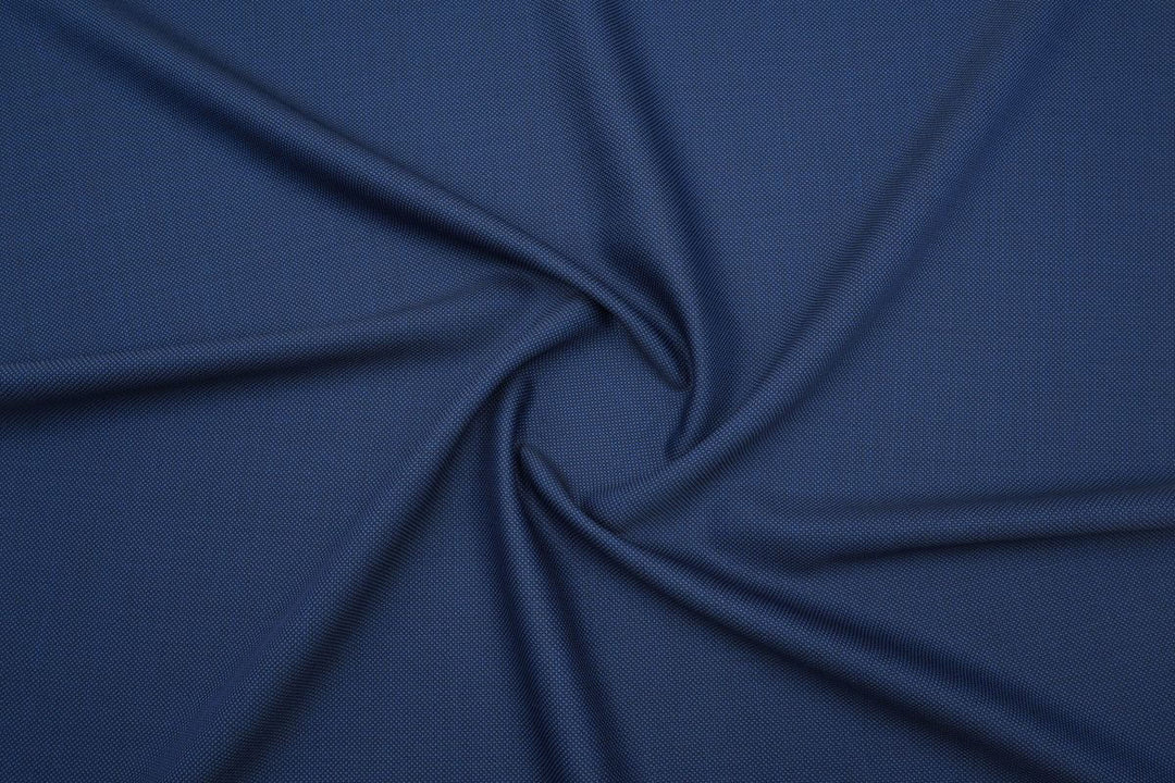 Blue Birdseye Merino Wool Jacket