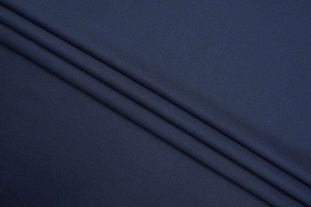 Dark Blue Birdseye Merino Wool Suit