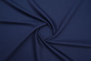 Blue Grosgrain Merino Wool Suit