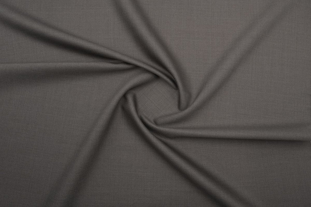 Olive Brown Solid/Plain Merino Wool Jacket