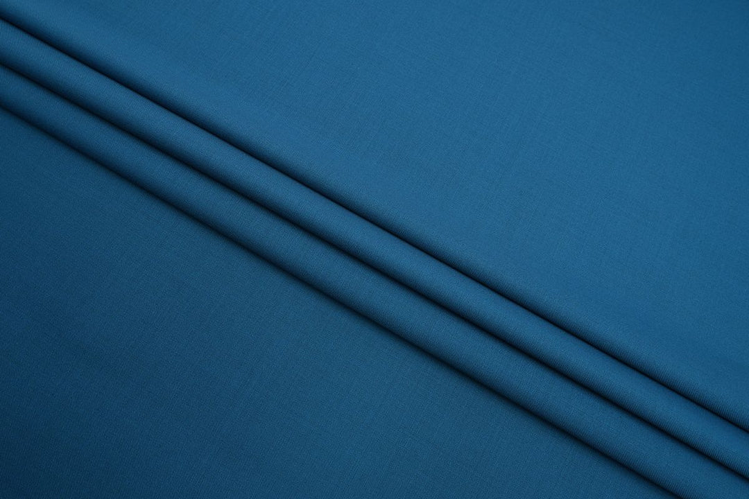 Sea Green Solid/Plain Merino Wool Suit