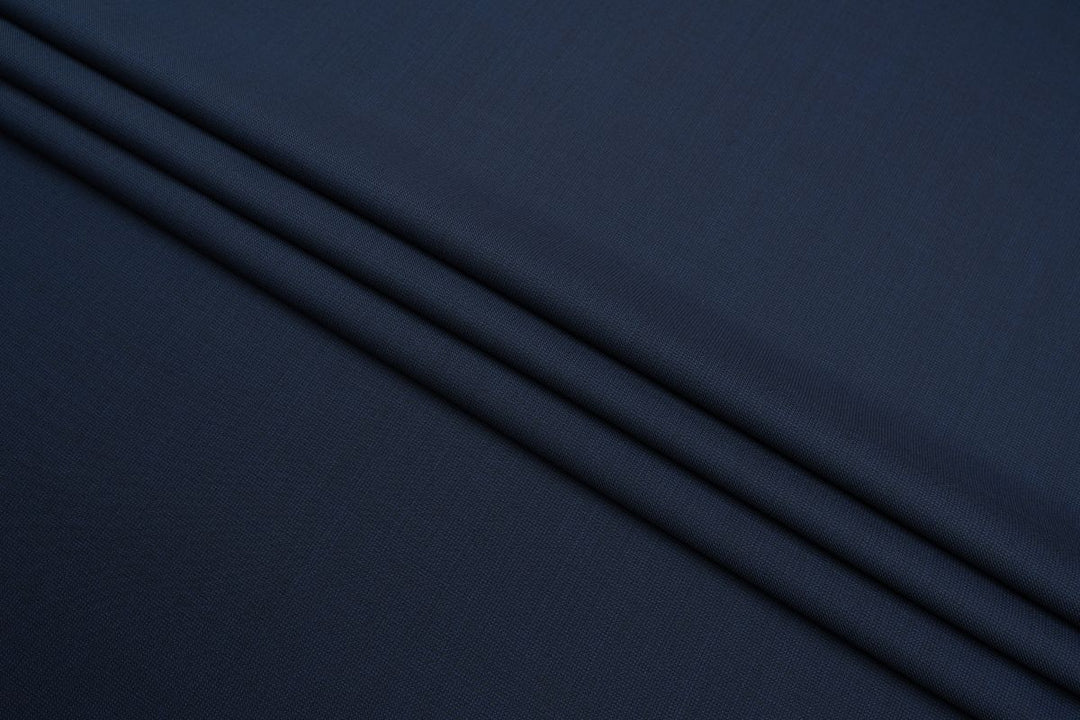 Navy Blue Pick N Pick Merino Wool Suit