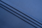 Blue Sharkskin Merino Wool Suit
