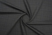 Dark Grey Glen Checks Merino Wool Suit