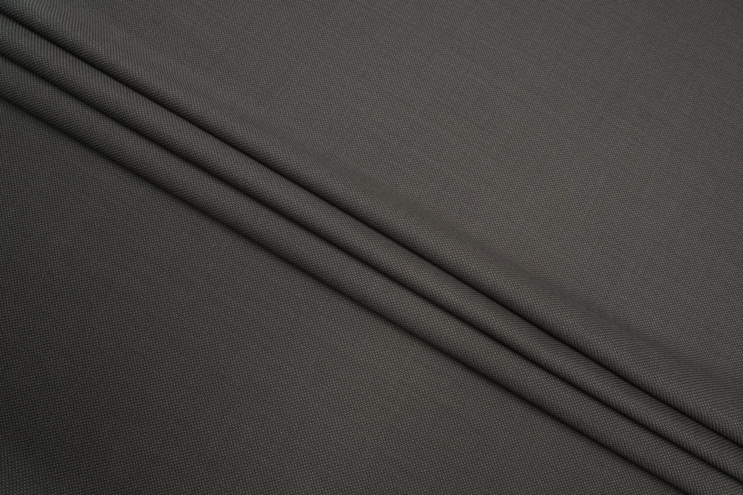 Brown Birdseye Merino Wool Suit