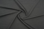 Dark Grey Herringbone Merino Wool Suit
