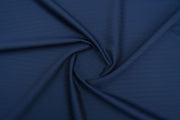 Blue Herringbone Merino Wool Suit