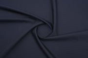 Dark Blue Herringbone Merino Wool Suit