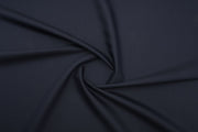 Dark Blue Solid/Plain Merino Wool Suit