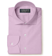 Purple Twill Micropattern Leonardo Shirt