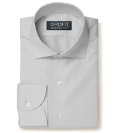 White Oxford Micropattern Leonardo Shirt