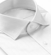 White Herringbone Micropattern Leonardo Shirt
