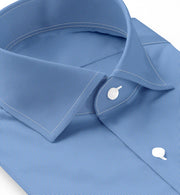 Blue Oxford Micropattern Leonardo Shirt