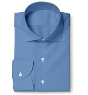 Blue Oxford Micropattern Leonardo Shirt