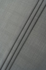 Black Prince of Wales Check Merino Wool Suit