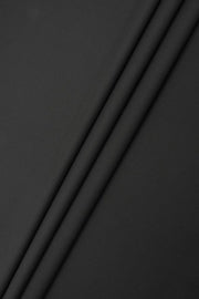 Black Solid/Plain Merino Wool Suit